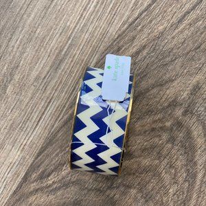 Kate Spade Blue & White Cuff Bracelet